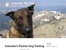 Tablet Screenshot of coloradotopdog.com